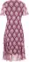 Cartoon Volantkleid purple schwarz