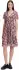 Cartoon Volantkleid purple schwarz
