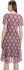 Cartoon Volantkleid purple schwarz
