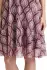 Cartoon Volantkleid purple schwarz