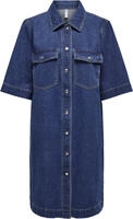 ONLY Jeanskleid "ONLBELLE S/S BUTTON DRESS DNM GUA NOOS" Brusttaschen