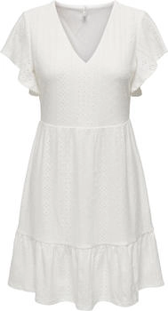 Only Sandra V-Neck Dress (15289687) cloud dancer