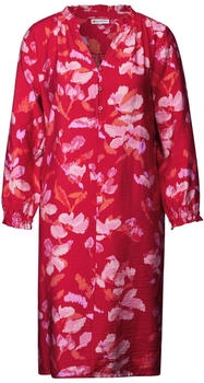 Street One Gemustertes Kleid rot