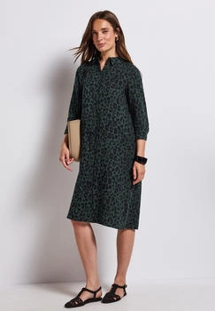Street One Midikleid gemustert im Musselin-Style