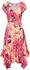 Beach Time by Otto Damen Kleid braun safran lila rosa
