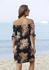 Beach Time by Otto Strandkleid Bändern an den Ärmeln und Carmenausschnitt
