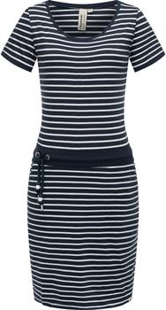 Ragwear Kleid 'Baomi' navy weiß