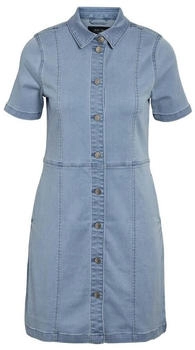 Noisy May Jeanskleid Kurzarm Fronttaschen