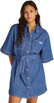 Calvin Klein Kleid 'Belted' denim