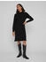 Vila Viril Crew Neck L S Midi Kleid schwarz