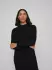 Vila Viril Crew Neck L S Midi Kleid schwarz