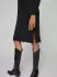 Vila Viril Crew Neck L S Midi Kleid schwarz