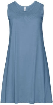 Sheego Shirtkleid blau schwarz