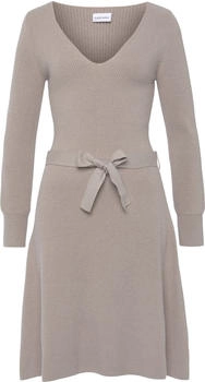Lascana Damen Kleid dunkelbeige 12813890