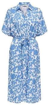Only Asmin S S Shirt Dress cloud dancer white