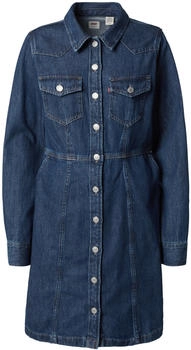 Levi's Flynn Kleid blau schwarz A7592-0000