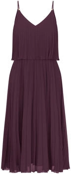 APART Plisseekleid aubergine