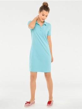 Heine Polokleid blau türkis 76516410