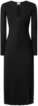 Pepe Jeans Midikleid Natasha schwarz Polyester Langarm PL953642