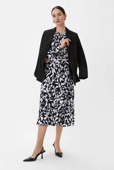 Comma Kleid schwarz (2141608.99A0)