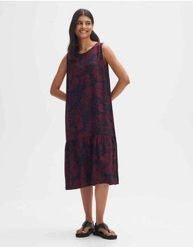 Opus Midikleid Wicy art coal blue