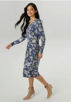 Aniston Kleid marine weiß