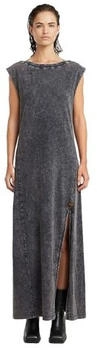 G-Star Overdyed Maxi Tank Kleid grau petrol D26096-C756-H365