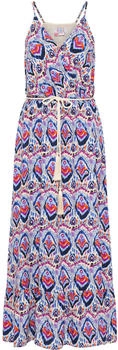 IZIA Maxikleid Allover-Print blau schwarz
