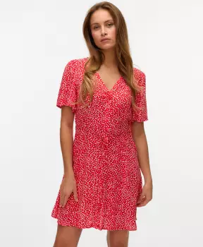 Vero Moda vmalba ss short dress wvn
