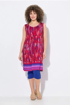 Ulla Popken Jersey-Minikleid Paisley A-Linie lila