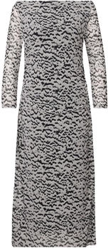 Street One Gemustertes Mesh-Kleid beige