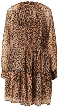 Only Kleid 'ONLIsabella' beige hellorange schwarz