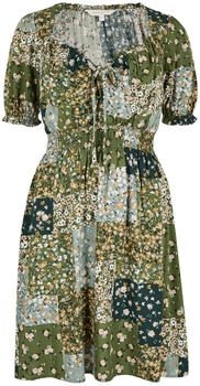 Apricot Ditsy Patchwork-Minikleid apricot