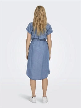 Only Pema Hannover SS DNM SH Kleid denim blau schwarz
