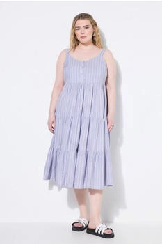 Studio Untold Midikleid Streifen Volants lavendel