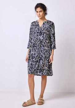 Street One Tunika-Kleid gemustert Dark Void Blue F144576