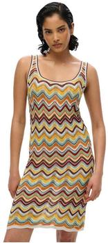 Superdry Mini-Strickkleid Zickzack-Muster mint