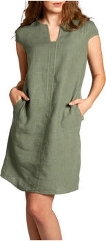 Caspar SKL036 Damen Kleid knielang ausschnitt
