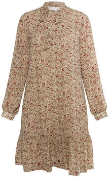 Usha Midikleid floralem Print blau mehrfarbig