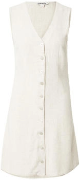 Only Linen Blend Sl Kleid