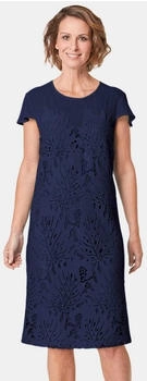 GOLDNER Kleid aus sommerlicher Spitze marine
