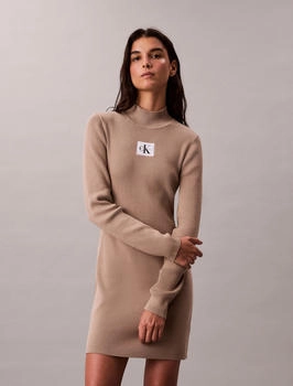 Calvin Klein LS T NECK MINI DRESS pueblosand