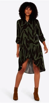 Apricot Minikleid zebramuster apricot asymmetrisch