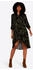 Apricot Minikleid zebramuster apricot asymmetrisch