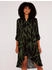Apricot Minikleid zebramuster apricot asymmetrisch