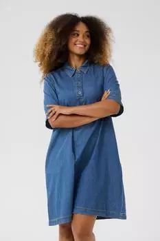 Culture Blusenkleid CUwinnie dark blue wash