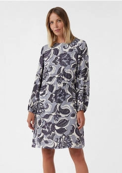 Comma Kleid blau mehrfarbig