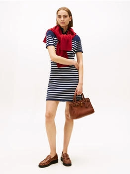 Tommy Hilfiger CO JERSEY MID GG SHIFT S S DRESS