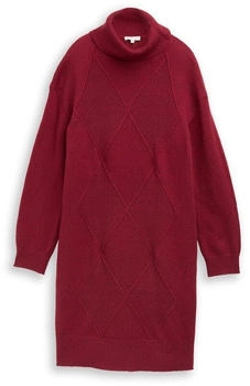Tom Tailor Strickkleid rumba red melange