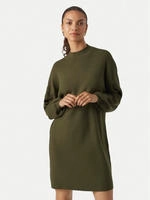 Vero Moda Strickkleid "VMNANCY LS FUNNELNECK DRESS GA NOOS"